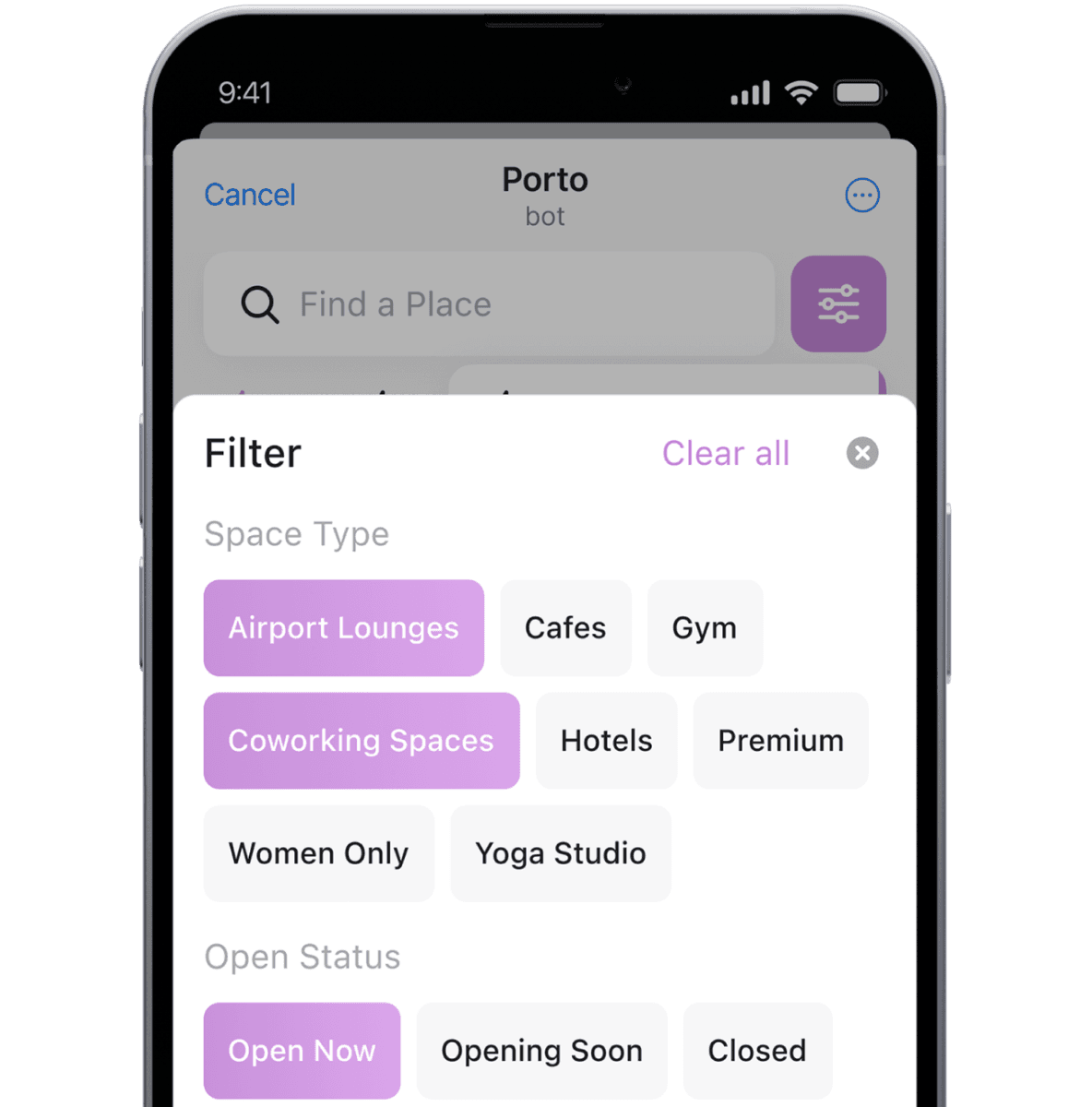 Filters example